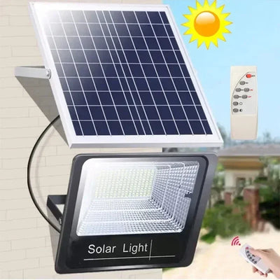 JVEE 30W 1000mAh Solar Flood Lights Remote Control | SAMAG
