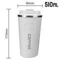 Thermo Cafe Coffee Mug 380/510ML Car Thermos Mug Leak_Proof Travel Thermo Cup for Tea Water Coffee Double Stainless Steel