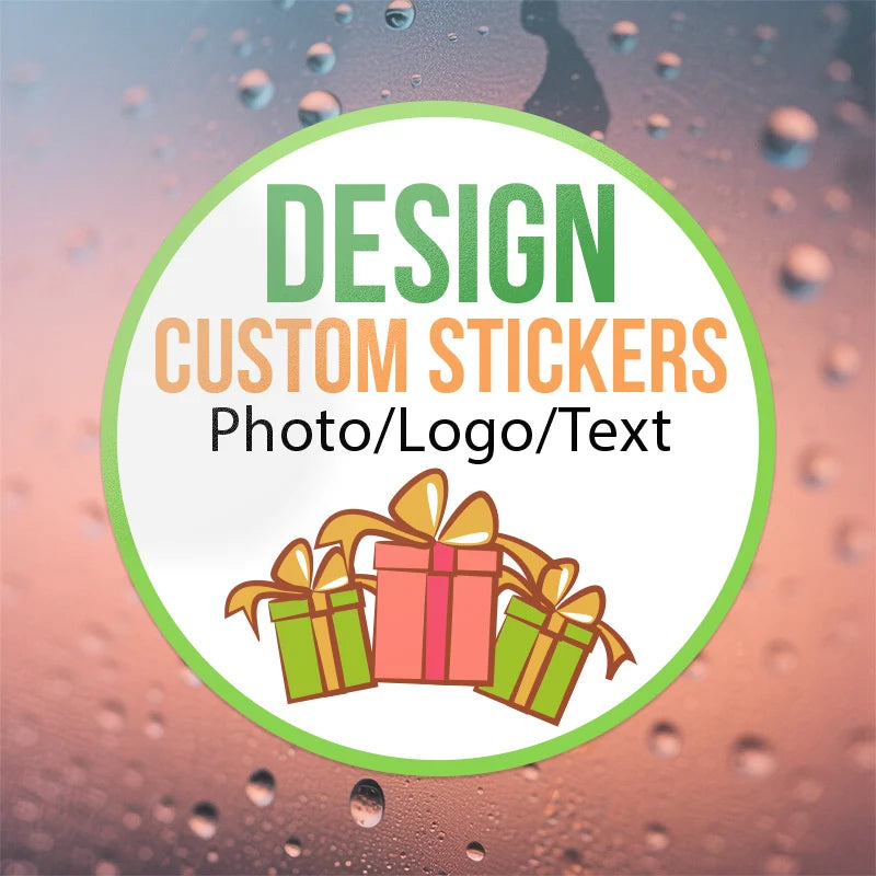 Customized Decals with Photo Upload,Personalized Stickers for Wall Art,Baby Shower Decor,Creative Party Supplies & Event Labels