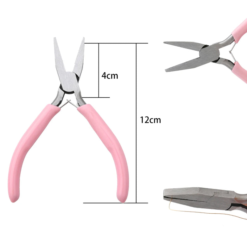 Multifunctional Hand Tools Jewelry Pliers with round Nose End - Cutting Wire Tool for DIY Handmade Jewelry Making Accessories