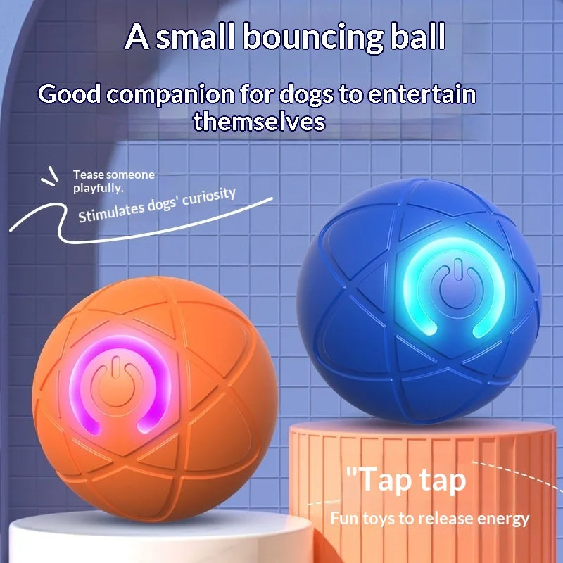 Smart Rolling Ball Cat Toy Interactive Self Play Bite Resistant Pet Toys for Cats Entertainment Boredom Relief Pet Supplies Cat