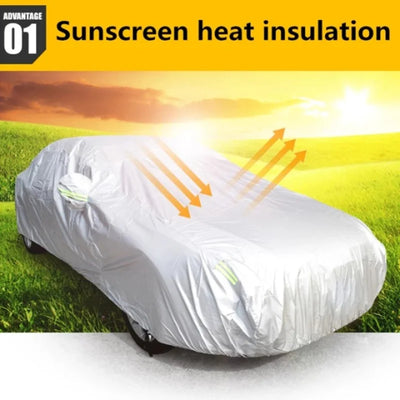 Car Cover Outdoor Protection Full Exterior Snow Sunshade | SAMAG
