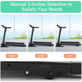 Compact Manual Incline Treadmill with 12 Workout | SAMAG