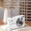 4K/30FPS Digital Camera 64MP Digital Video Camera 2.4 Inch Screen 18X Digital Zoom Built-in Battery Gift for Teens Friends