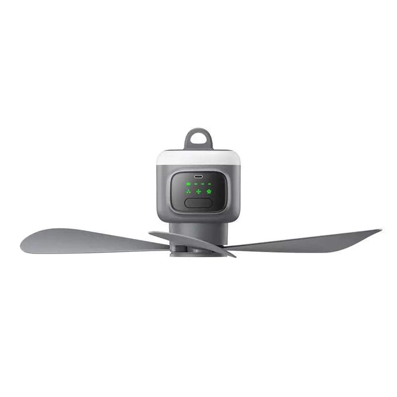 Portable Ceiling Fans Outdoor Camping Ceiling Fan Air Circulator 12000mAh Rechargeable Electric Fan for Home with Light Remote