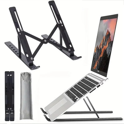 ABSPlastic Adjustable Laptop Stand-6-Level Height | SAMAG