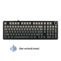 AULA F99PRO Wireless Gaming Keyboard Gasket Structure Compatible with 3/5 Pins Hot-swap Mechanical Keyboard with Media Knob