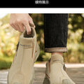 Men's High-Cut Casual Sports Shoes Anti-Slip Wear-Resistant Ankle Boots Outdoor Workwear Footwear for Comfortable Walking
