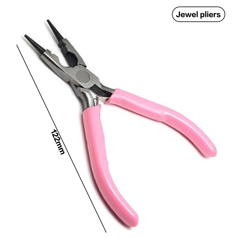 Jewelry Crimping Pliers For Making Tips Tool Tweezers Crimp Nose Pliers Jump Rings & Split Rings Double Rings Diy Accessories