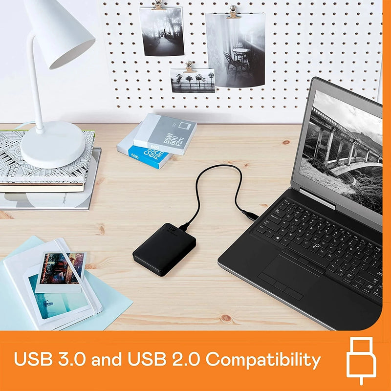 Western Digital WD Elements 1TB 2TB External Hard Disk SSD  4TB USB 3.0 Portable External Hard Drive SSD for Laptop PC Desktop