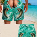 Men Funny Fake Two Piece Shorts Optical Illusion Thong Print Beach Fun Swim Trunks for Summer Holiday - View 11 | SAMAG