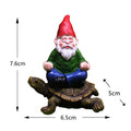 Resin Garden Statue Gnome Dwarf Garden Decor Garden Sculptures Gnome Ornament for Yard Patio Lawn Ornaments Holiday Decoration
