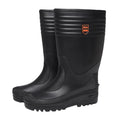 Winter new tall cotton rain boots men's thickened black waterproof and warm farmland outdoor work shoes