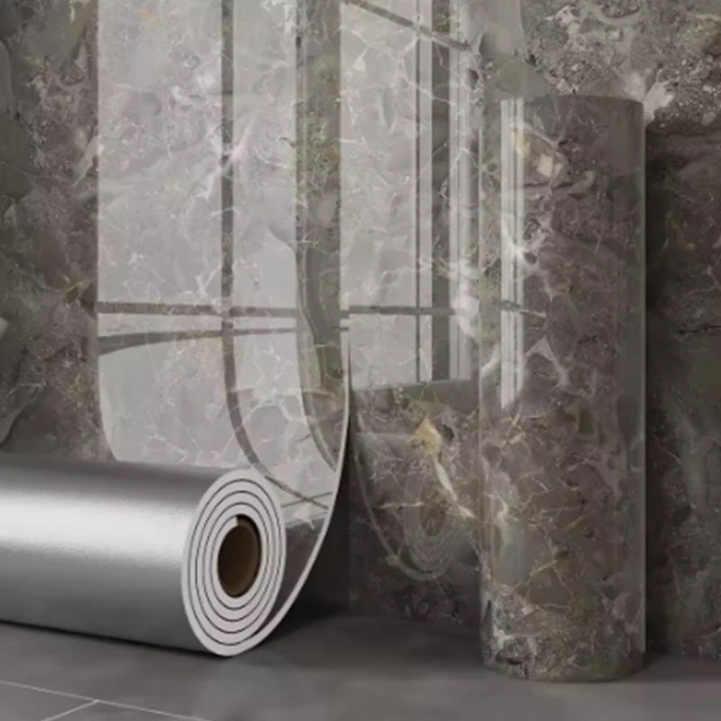 40cm Imitation Ceramic Tile Self-Adhesive Marble PVC Wallpaper Bathroom Waterproof Wall Sticker Bedroom Wallpaper