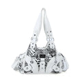 Angelkiss Women Handbags Rose Soft Tote Bag Small Top-handle Purse Fashion Satchel Multi-Pockets Shoulder Bag Hobos Phone Pack