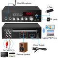 Woopker Audio Amplifier 2*100W HiFi Digital Stereo TPA3116 Bluetooth 5.3 Multifunction Dual Channel Power Amplifier Home Theater