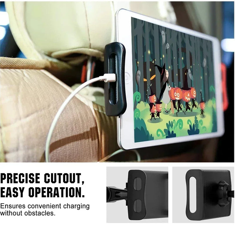 360 Rotation Universal Car Back Seat Headrest Mount Holder For iPad Air 1 2 4-11 Inch Mini Tablet PC Auto Car Phone Holder Stand
