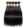 Brazilian Bundles Raw Human Hair Bone Straight Hair Extensions Bulk For Braiding 14-32 Inch Bundles Double Weft Hair Weave