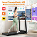 Portable Quiet 2.5HP Treadmill with App Control, 300 lbs | SAMAG