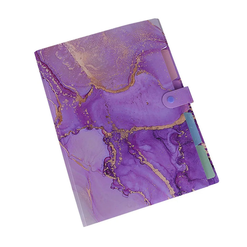 Multi Layered Document File Folder Paintings Collection Book Archives Bag Binder Contract Clamp School Office Business Supplies