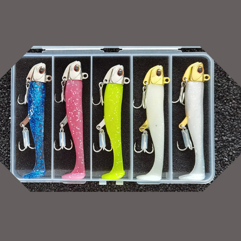 24g/10.3cm Silicone Soft Lures Set Bait for Fishing Sea | SAMAG