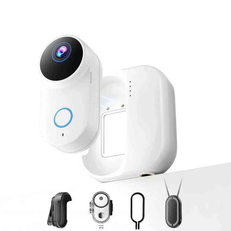 ANSVICAM 4K Action Camera with Charging Case 64GB Card  6-Axis EIS Wifi Waterproof for Outdoor Sports Vlogging POV Thumb Cameras