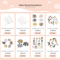 100-200pcs/bag 20 25 30 40 50 60 mm Flat Head Pins Gold/Copper/Rhodium Headpins For Jewelry Findings Making DIY Supplies