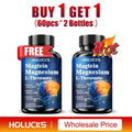 Magnesium L Threonate, for Memory, Focus, Sleep and Cognitive Health Support, Strengthen Muscle, Non-GMO