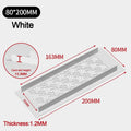 Aluminum Alloy Vents Cover Rectangle Louver Ventilator Grille Cover Breathable Mesh 50/80mm Wide Air Vent Decor