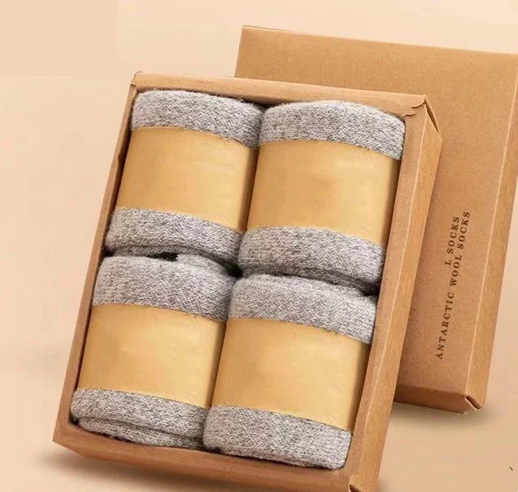 4Pairs/Lot Men's Winter Super Thick Thermal Socks Wool | SAMAG