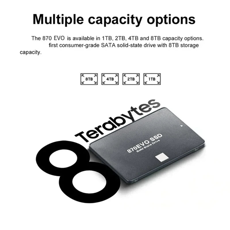 1TB High Speed Internal hard drive SATA III high-capacity Solid State Drive for Laptop Desktop Notebook office Gaming Daily Use