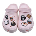 25Pcs Coffee Shoe Charms for Crocs | Personalize with Coffee Lover Shoe Charms for Men Women Adults Party Favor