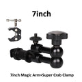 7/11/20 Inch Metal Articulating Magic Arm Super Clamp Holder Stand for DSLR Camera Photo Studio Photography Accessories Prop Kit