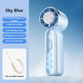 Lenovo Portable High Speed Cooling Handheld Fan 3000mAh Rechargeable 199 Wind Speeds Adjustable Foldable Air Cooling Turbo Fan