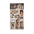 2Pcs/set Hard Sticker Relief Oil Painting Decorative Decal Poetry Seal for Diary Planner Scrapbook School Supply Stationery