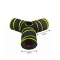 Cat Teaser Wand Toy Self Entertainment Maze Tunnel Collapsible Drill Channel Interactive Play Toy For Indoor Kitten Cat Pet
