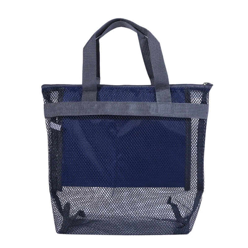 Travel Beach Bags Large Capacity Storage Bag Women Portable Outdoor Toiletries Swimming Mesh Storage Cases Travels Organizer Kit