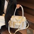 High Quality Soft Leather Crossbody Shoulder Bag for Women Luxury Brand Designe Casual Daily Use Casual Tote Bag Winter Style