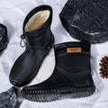 Men Rain Boots Fashion Mid-calf Rubber Boot Outdoor Waterproof Garden Work Shoe Non Slip Fishing Rubber Galoshes Men Rubberboots