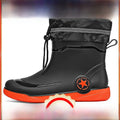 Men's Rain Boots 2026 New Summer Kitchen Work Delivery Rider Slip-Resistant Waterproof Fishing Large Size Water Shoes