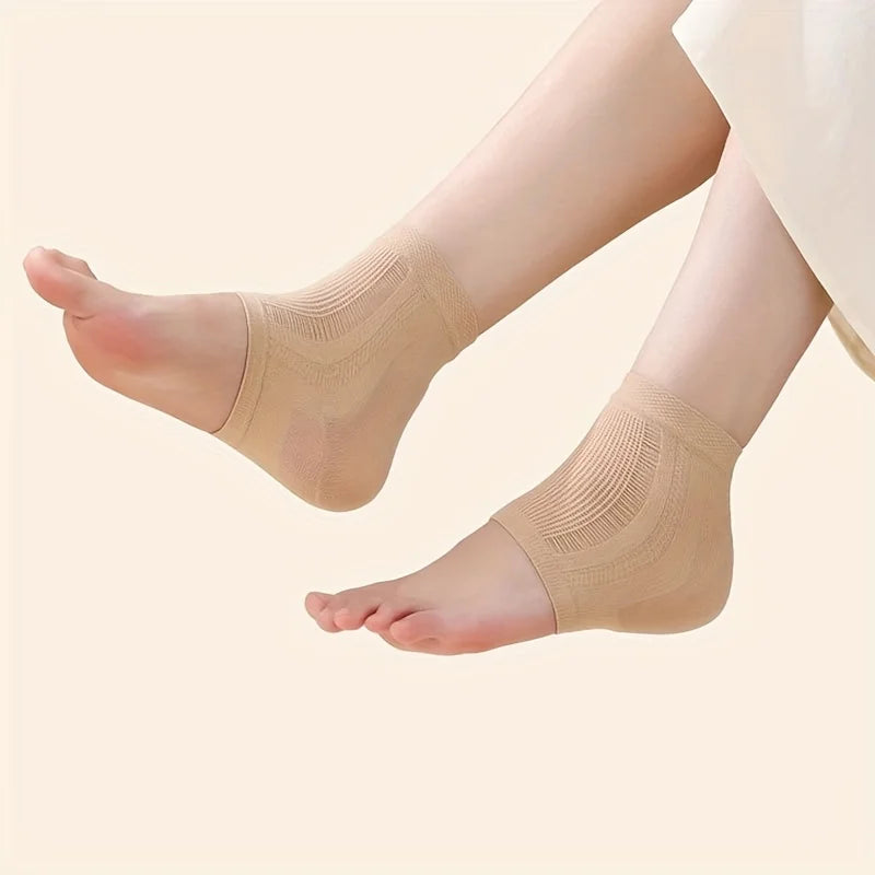 1pair upgraded high elasticity Silicone socks，Ankle protection socks，Ankle Support Brace, Best Ankle Compression Support Brace