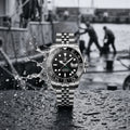 Top PAGANI DESIGN PD1662 Men GMT Automatic Mechanical Watch Black Ceramic Bezel Sapphire Glass 100M Waterproof Jubilee Stainless Steel Bracelet Sports Diver Wristwatch Reloj Hombre+gift box