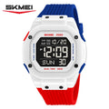 2689 New Casual Men's Electronic Watch Waterproof Calendar Multi Functional Countdown Night Light Sports - Visuel 16 | SAMAG