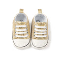 Newborn Baby Shoes Classic Sequins Canvas Cotton - View 10 | SAMAG