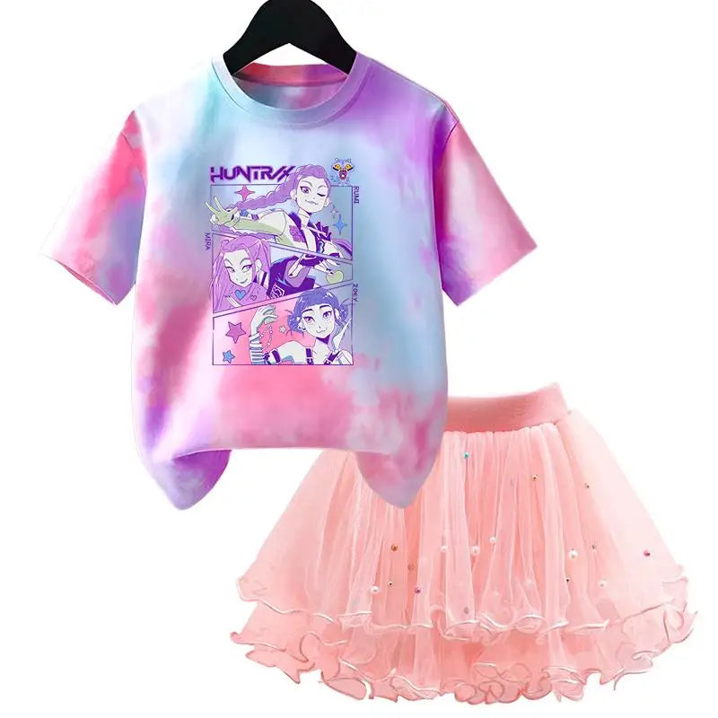 K - Pop Hunters Zoey Mira Rumi Kids T Shirt Summer Girl - View 8 | SAMAG