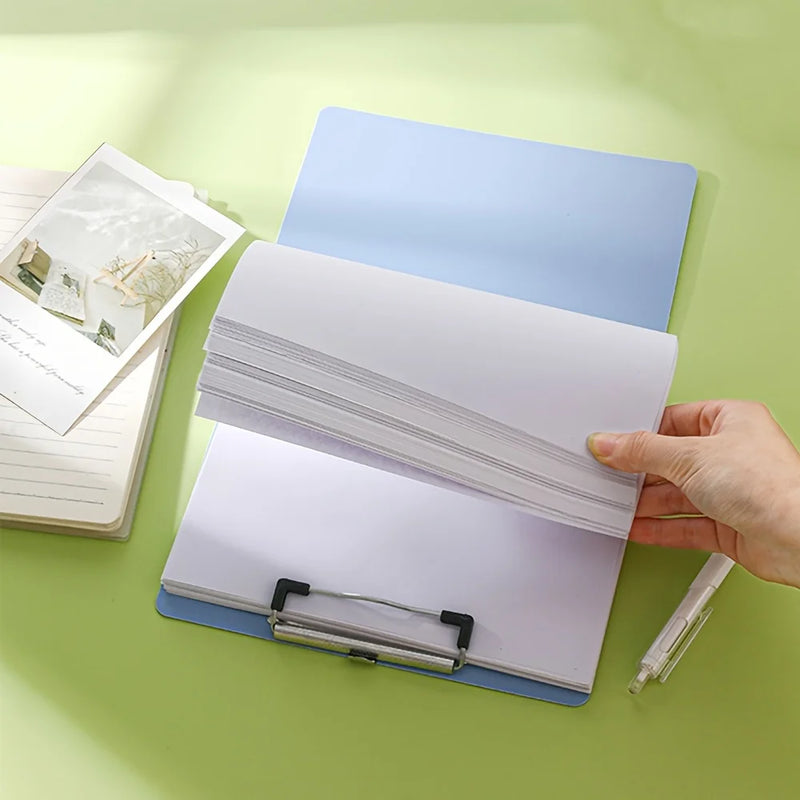 1pc A4 Plastic Color Folder with Clip - Durable Material, Multifunctional Writing Board for Exam Documents, Office Organization