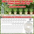 4/7mm Micro Drip Irrigation Kit 2-20m Adjustable Automatic Watering System for Garden Greenhouse Flower Beds Potted Plants