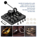 Metal Ring Bending Machine for Jewelry Making Gold Silver Copper Round Forming Rolling Press Tool Kit for DIY Crafts