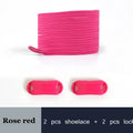 1 Pair No Tie Shoe Laces Elastic Laces for Sneakers Flat Shoelaces Without Ties Shoelace with Lock for Kids Adult Shoestrings