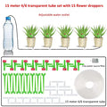 Garden Regulating Drip Irrigation Kit Automatic Watering Device 4/7mm Hose Potted Plants Watering Saving Micro Dripper
